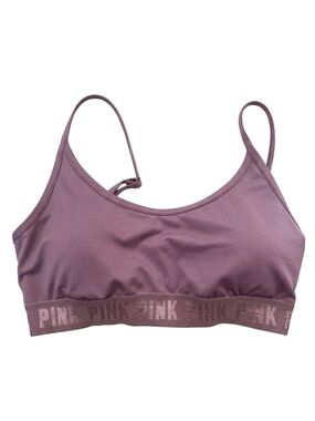 NWOT PINK Victoria's Secret Mauve Sports Bra Bralette Lounge Size Large